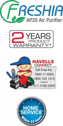 HAVELLS AP20 Portable Room Air Purifier  (White, Blue)(OPEN BOX) HAVELLS AP20 Portable Room Air Purifier  (White, Blue)(OPEN BOX)